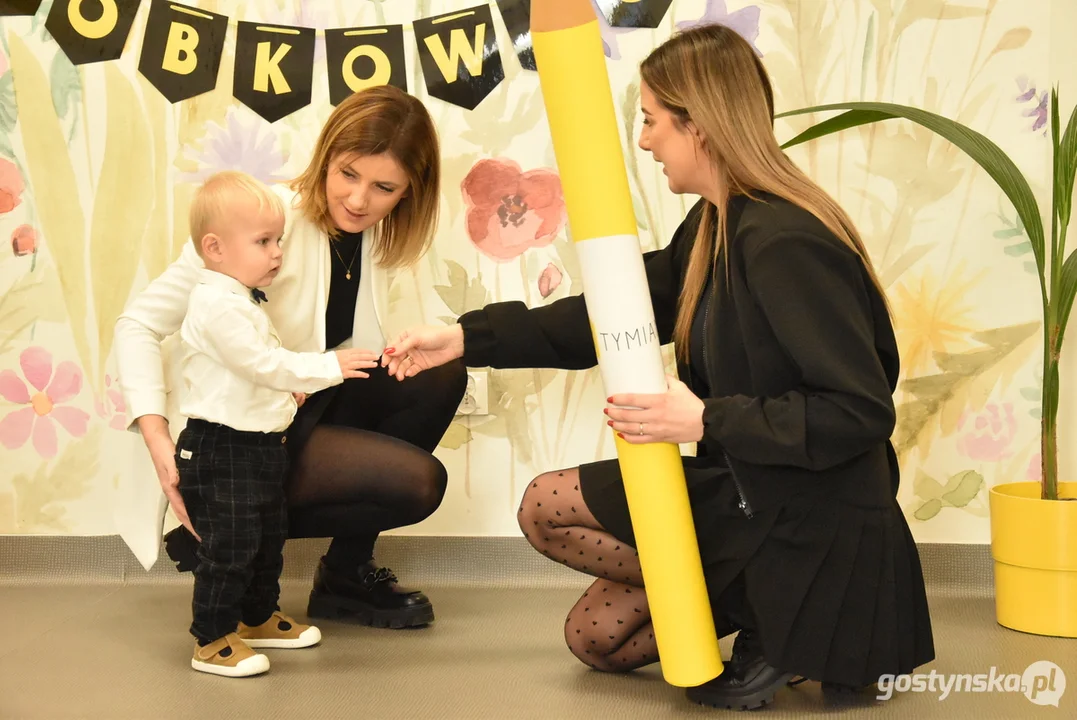 Pasowanie na żłobkowiczów w żłobku AMK Tymianek w Krobi