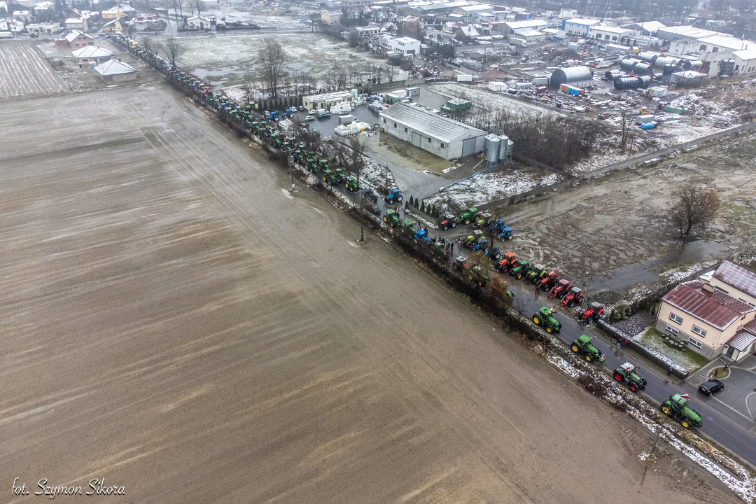 Protest rolników w powiecie krotoszyńskim