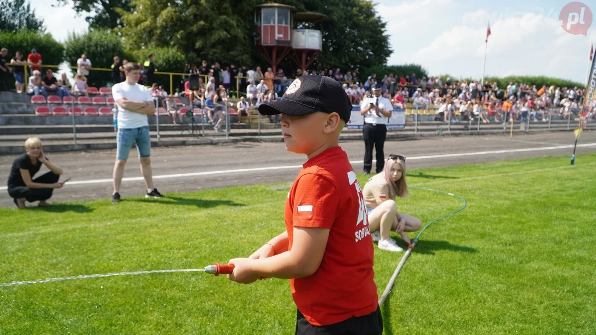 Dziecięce Drużyny Pożarnicze na zawodach w Miejskiej Górce