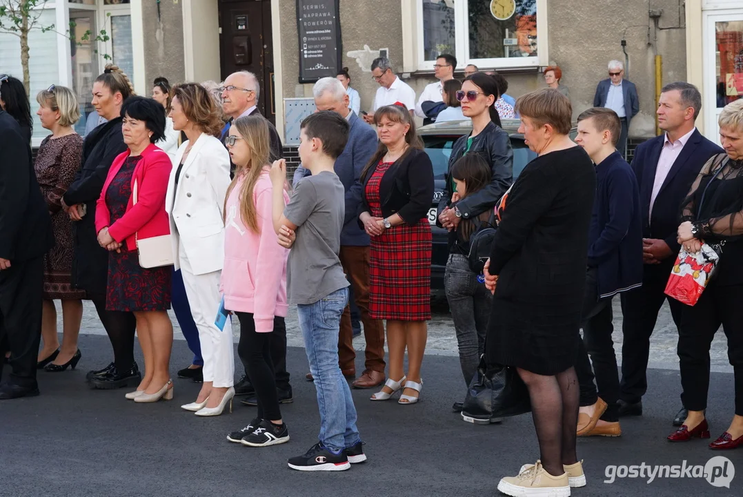 Poświęcenie figury Św. Jana Nepomucena w Krobi