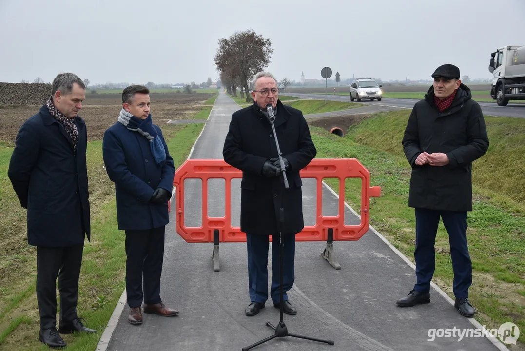 Otwarcie ścieżki pieszo-rowerowej Krobia-Żychlewo i Krobia-Kuczyna