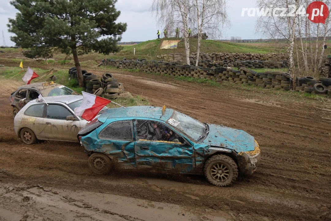 Wrak Race Bojanowo EXB dla Mateusza Glinianego