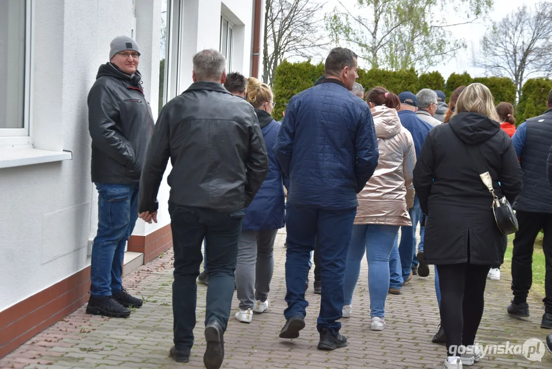 Protest dostawców mleka do Spółdzielni Mleczarskiej w Gostyniu