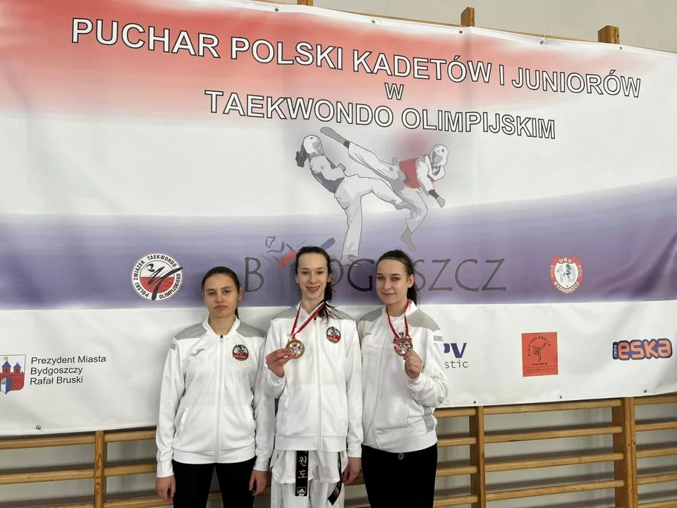 Marta Stasik, Michalina Wróbel i Klaudia Łyskawa