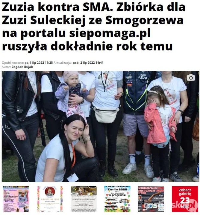 Po roku zbiórki nadal daleko było do szczęśliwego zakończenia