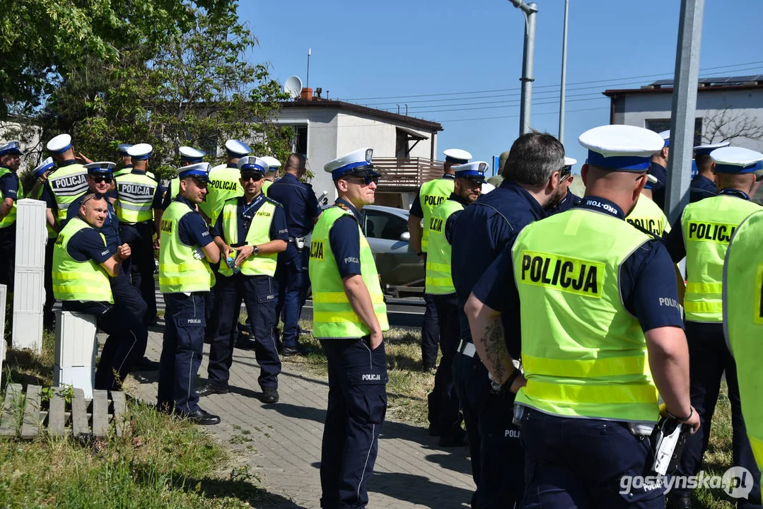 34. Konkurs "Policjant ruchu drogowego 2024” w Gostyniu. Dzień drugi - ręczna regulacja ruchem