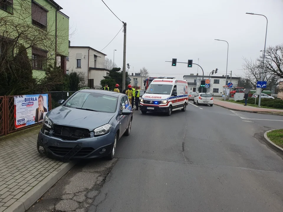 Kolizja na Zachodniej w Pleszewie