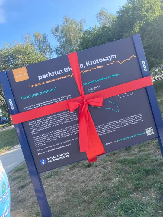 Pierwsze urodziny Parkrun Błonie Krotoszyn