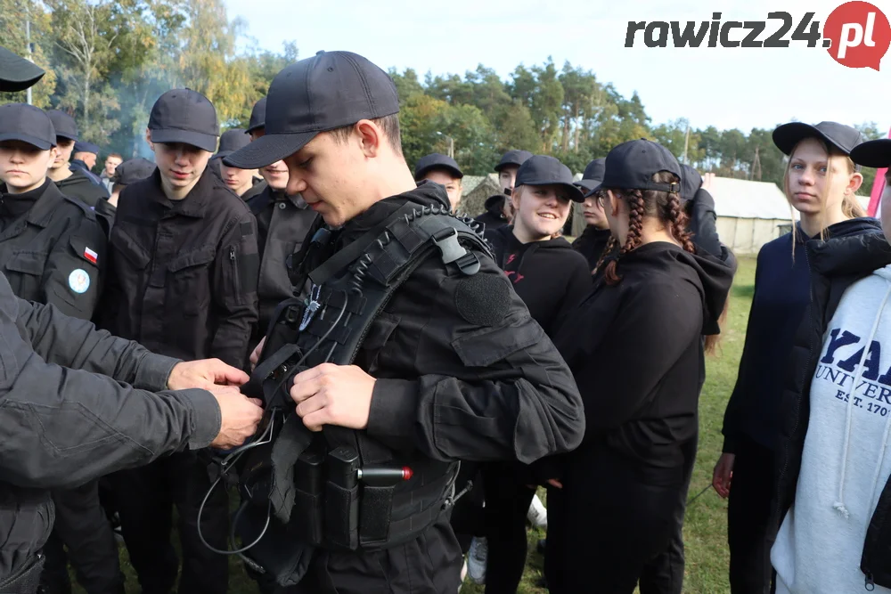 Zgrupowanie klas mundurowych ZS Miejska Górka w Sarnowie