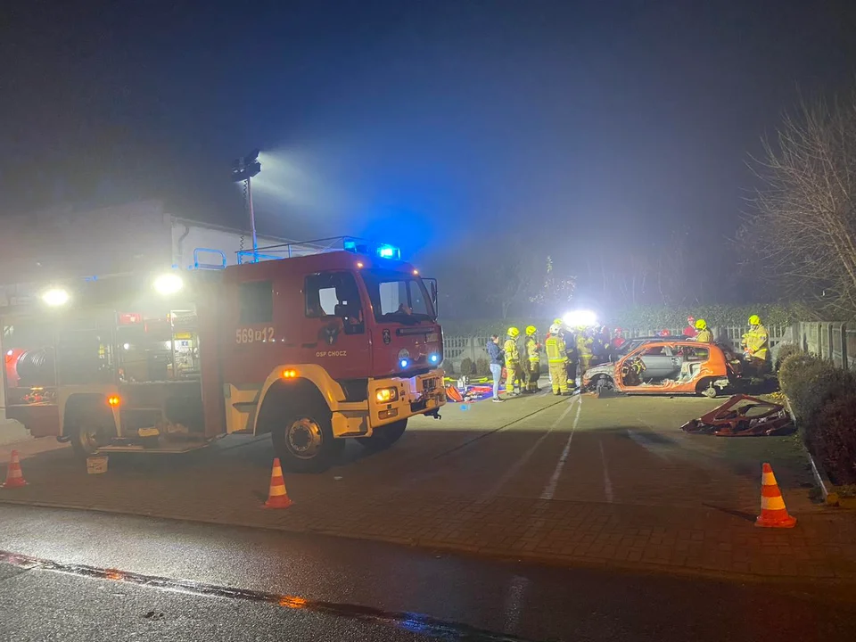 Szkolenie OSP Chocz z ratownictwa technicznego