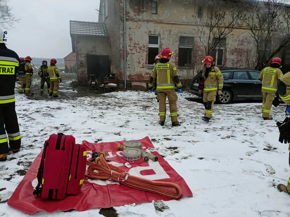 Pożar w Dusznej Górce