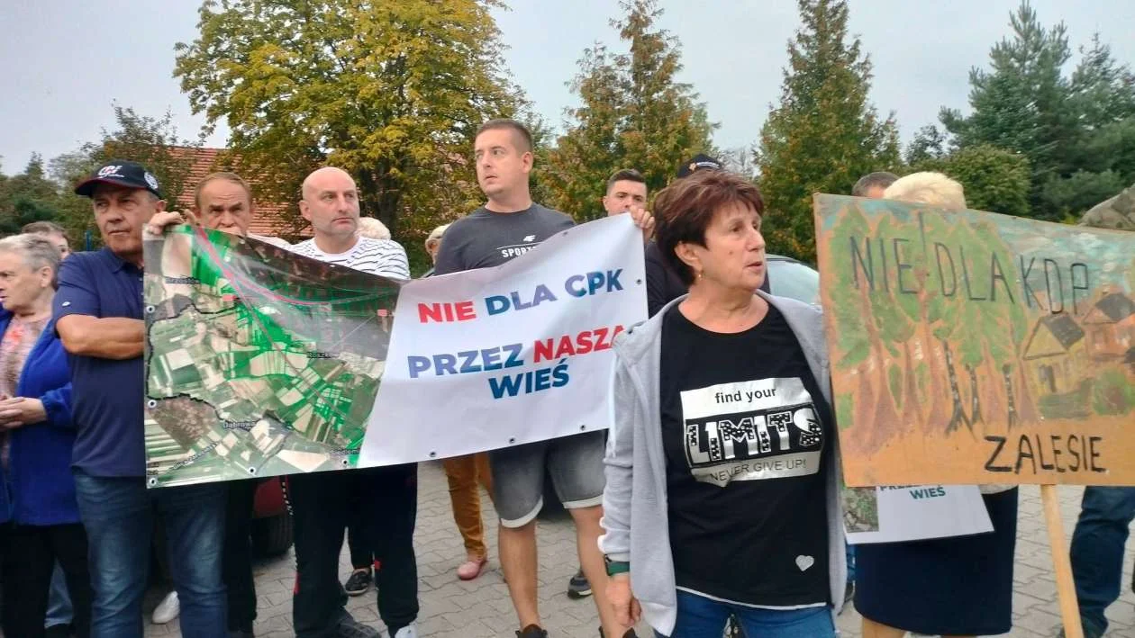 Protest przeciwko CPK - Roszków