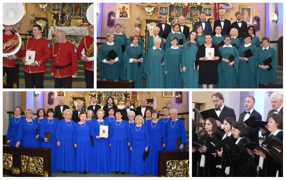 Koncert chórów i orkiestr w kościele w Kowalewie