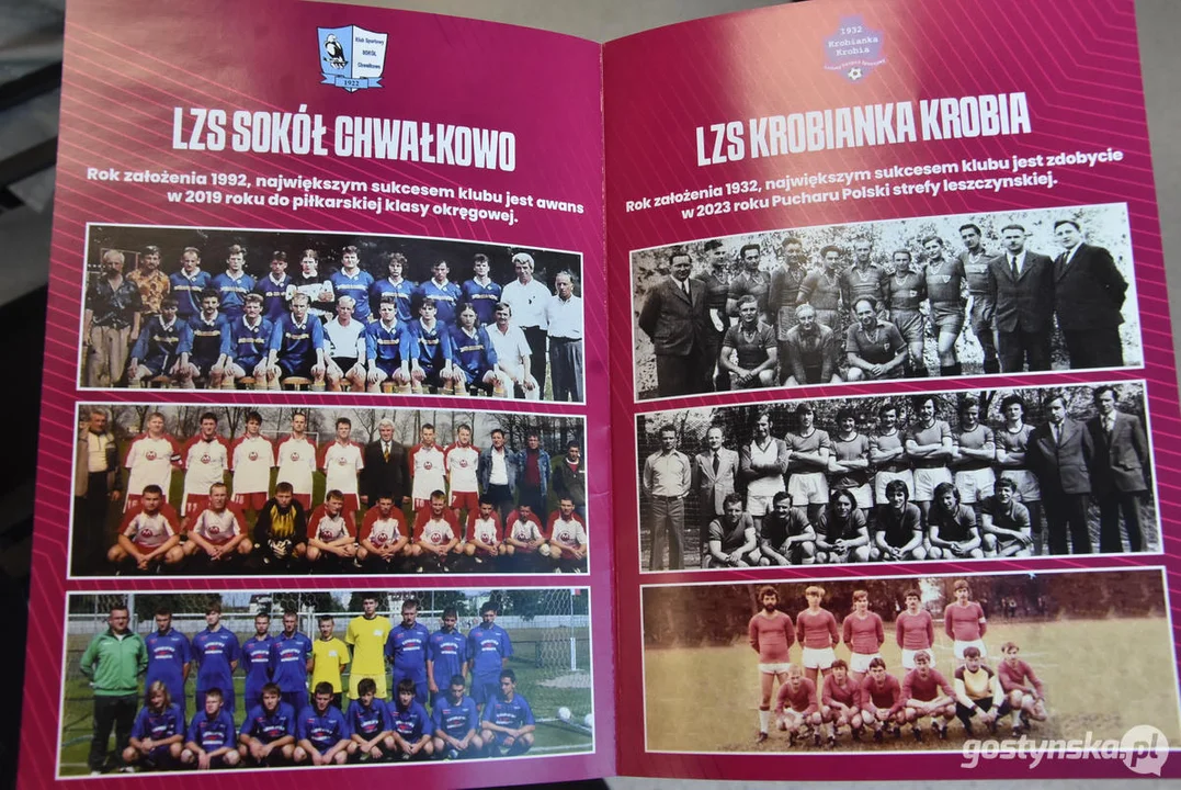 Spotkanie międzypokoleniowe były zawodników, trenerów i działaczy Krobianki Krobia, Zjednoczonych Pudliszki i Sokoła Chwałkowo