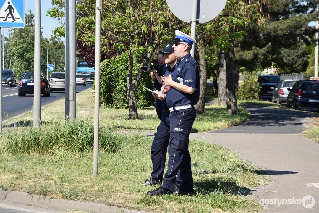 34. Konkurs "Policjant ruchu drogowego 2024” w Gostyniu. Dzień drugi - ręczna regulacja ruchem