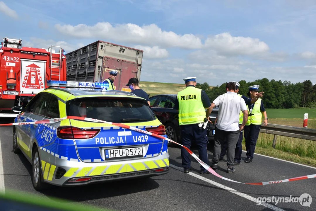 Tragiczny wypadek drogowy na DW 308, na odcinku Kunowo - Lubiń