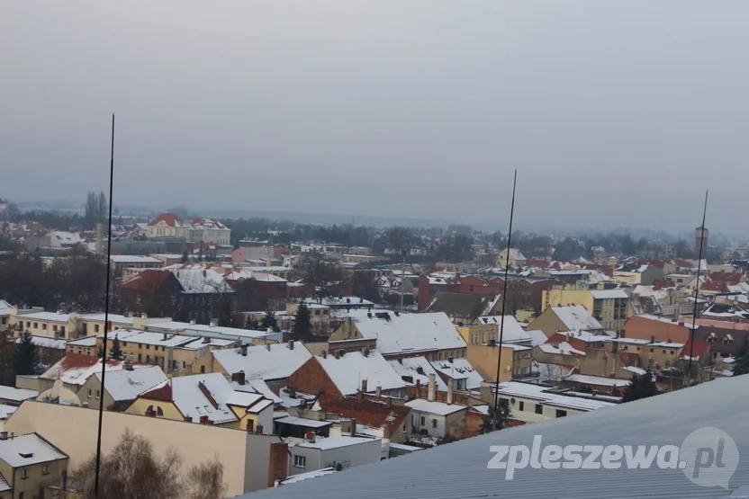 Panorama Pleszewa - widok z elewatora zbożowego