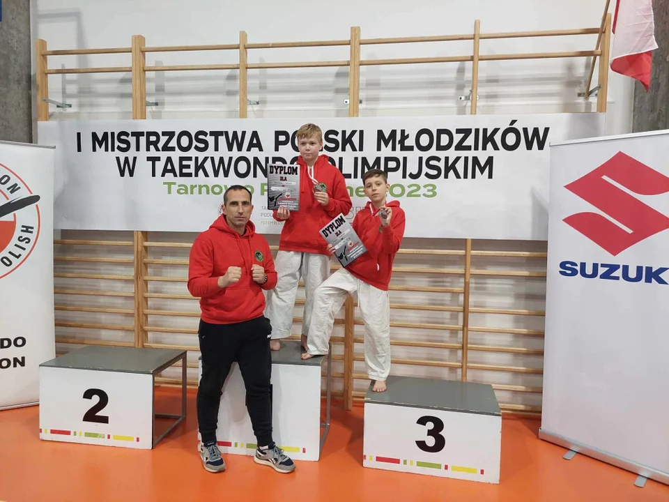 Jarocińskie medale I Mistrzostw Polski Młodzików w taekwondo - Zdjęcie główne