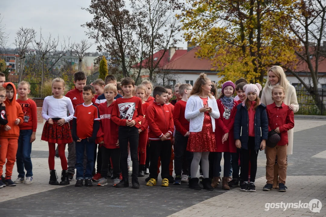 Akcja "Szkoła do hymnu" w Szkole Podstawowej nr 3 w Gostyniu