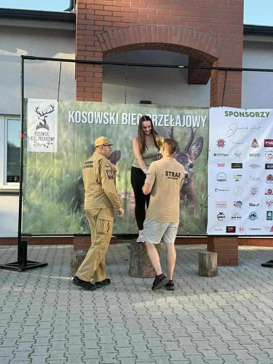 Reprezentantka powiatu jarocińskiego w Kosowskim Biegu Strażackim