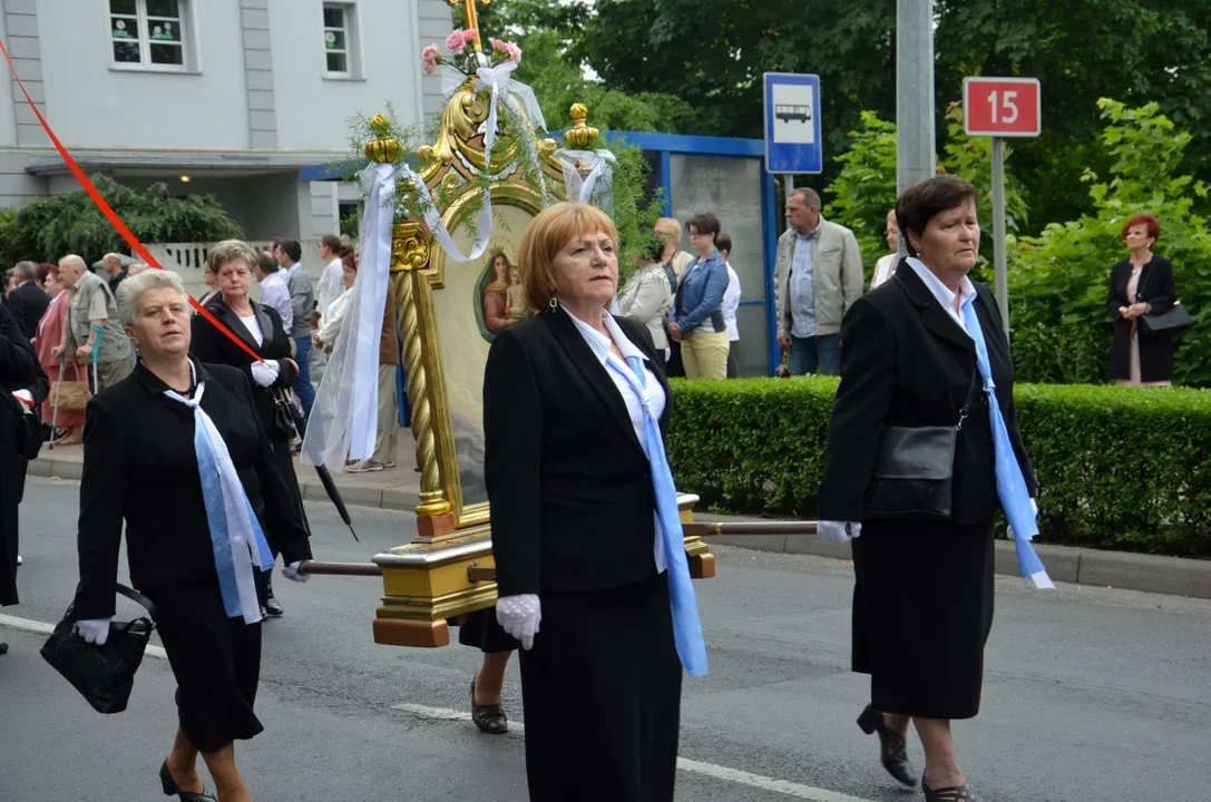 Procesja Bożego Ciała ulicami Krotoszyna w 2016 roku