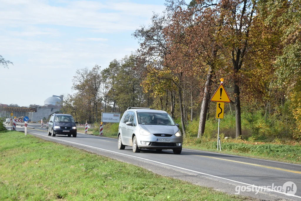 Obwodnica DW 434 dla Gostynia - budowa wiaduktu