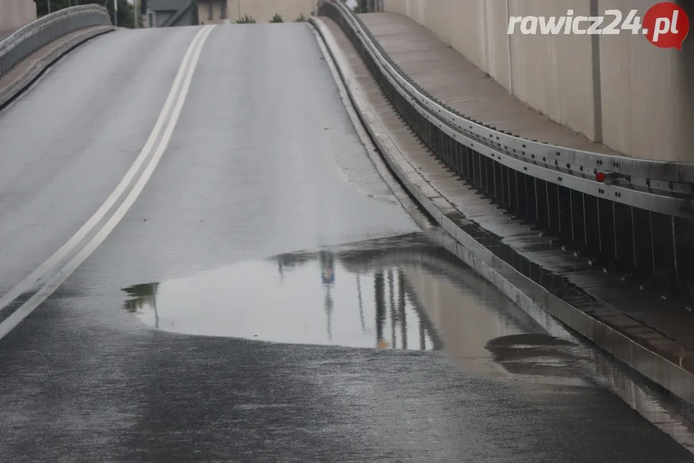 Sytuacja po opadach deszczu w Rawiczu, Folwarku i Masłowie (stan na godz. 17.30)