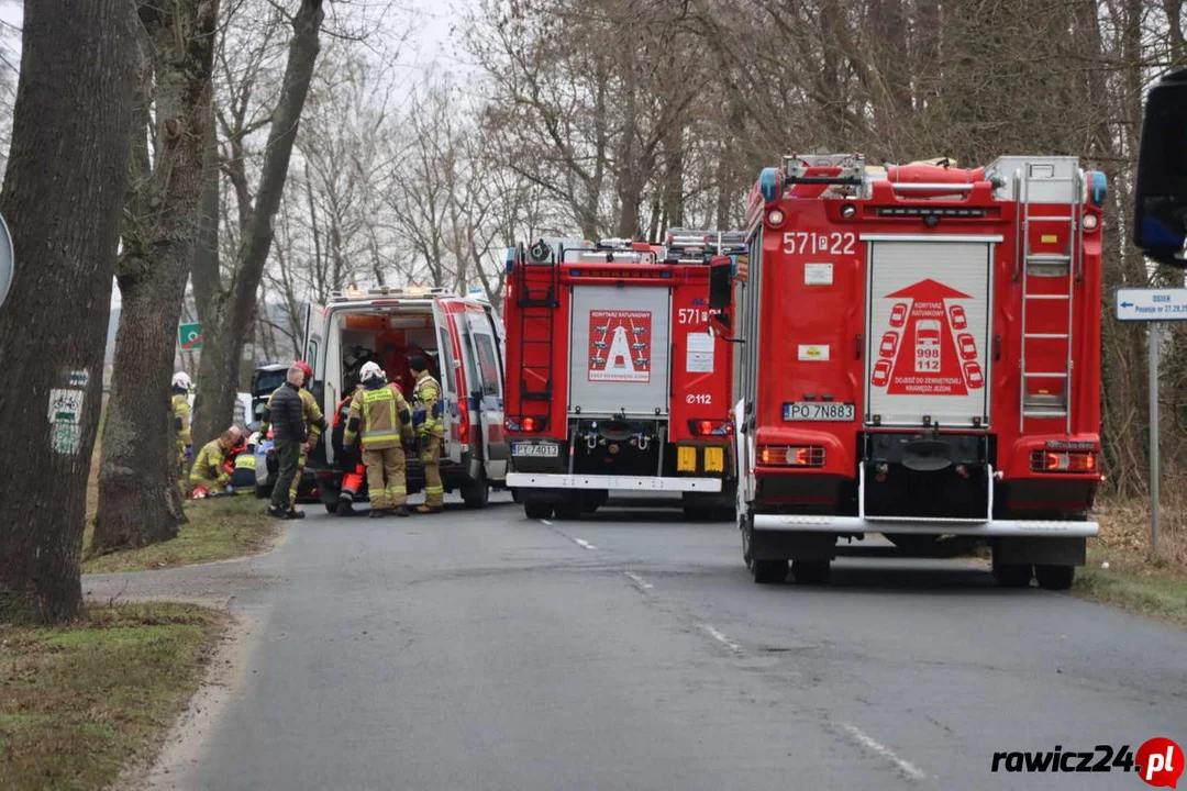 Wypadek na pograniczu gminy Pakosław i Jutrosin