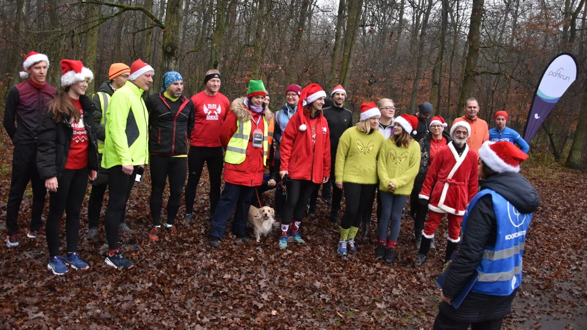 Mikołajkowe spotkanie Parkrun Gostyń