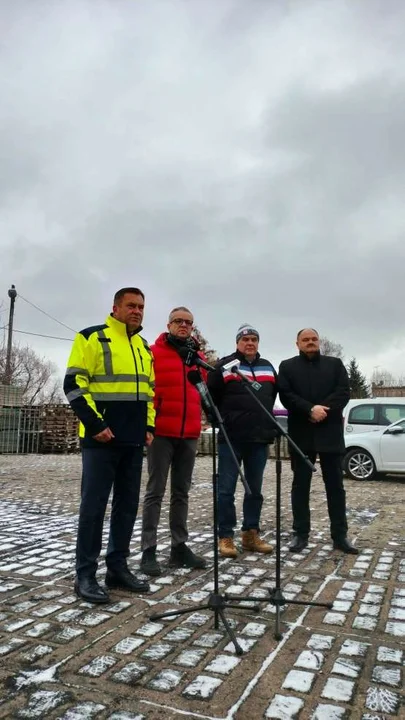 Konferencja prasowa burmistrza Jarocina na temat sprzedaży węgla