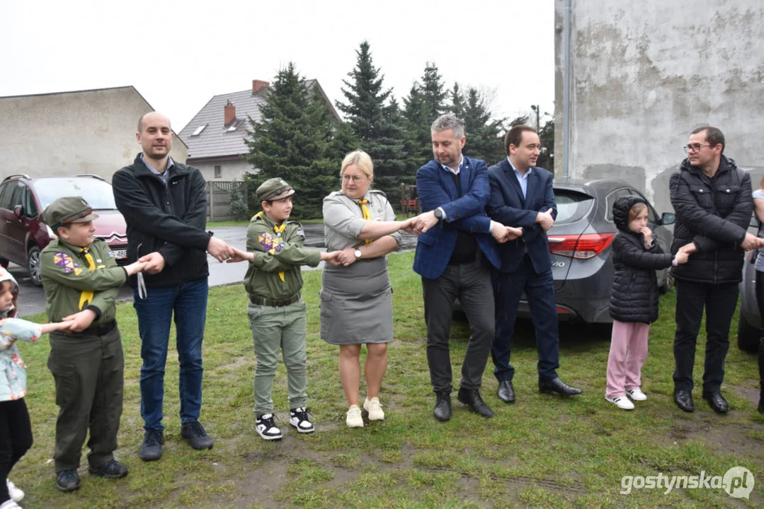 Uroczyste otwarcie harcówki 14. Wielopoziomowej Drużyny Harcerskiej w Gostyniu