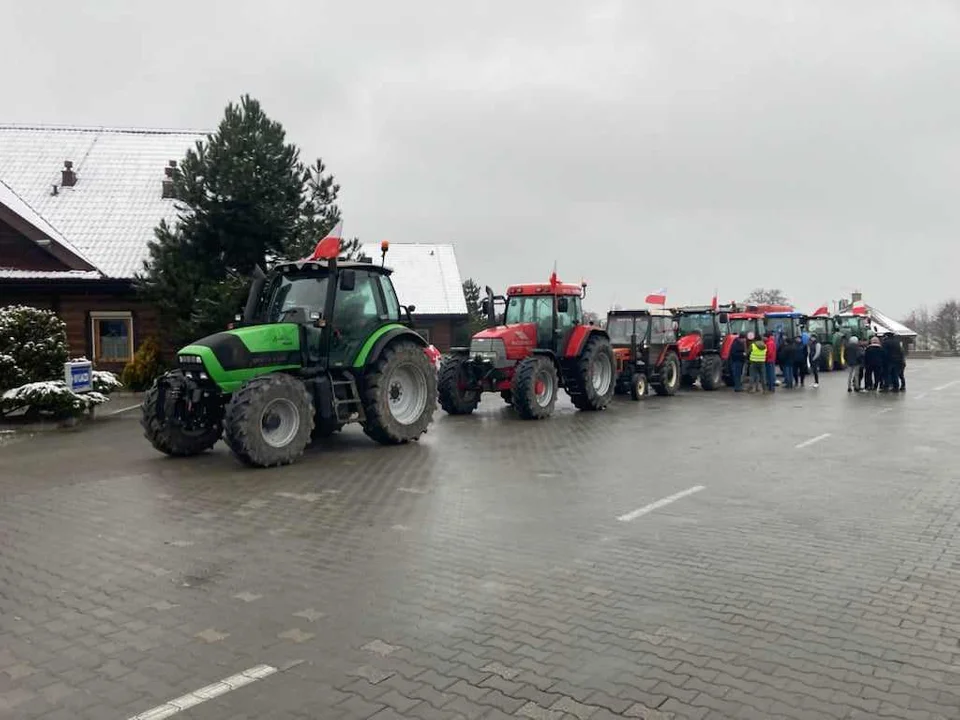 Jarocińscy rolnicy jadą na blokadę drogi do Gołuchowa