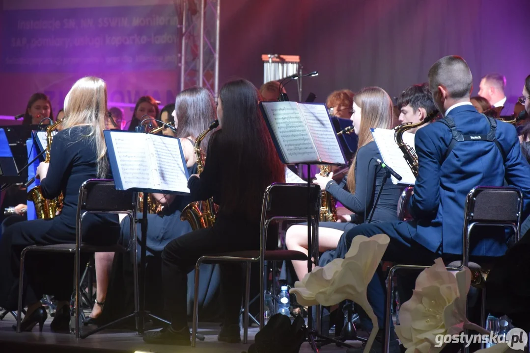 Koncert jubileuszowy Dziecięco-Młodzieżowej Orkiestry Dętej w Poniecu