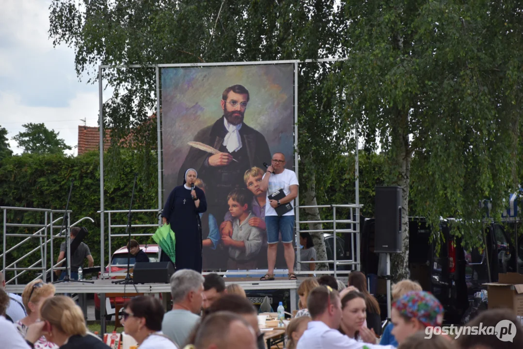 Pierwszy festyn z bł. Edmundem Bojanowskim, przy ochronce Sióstr Służebniczek w Podrzeczu