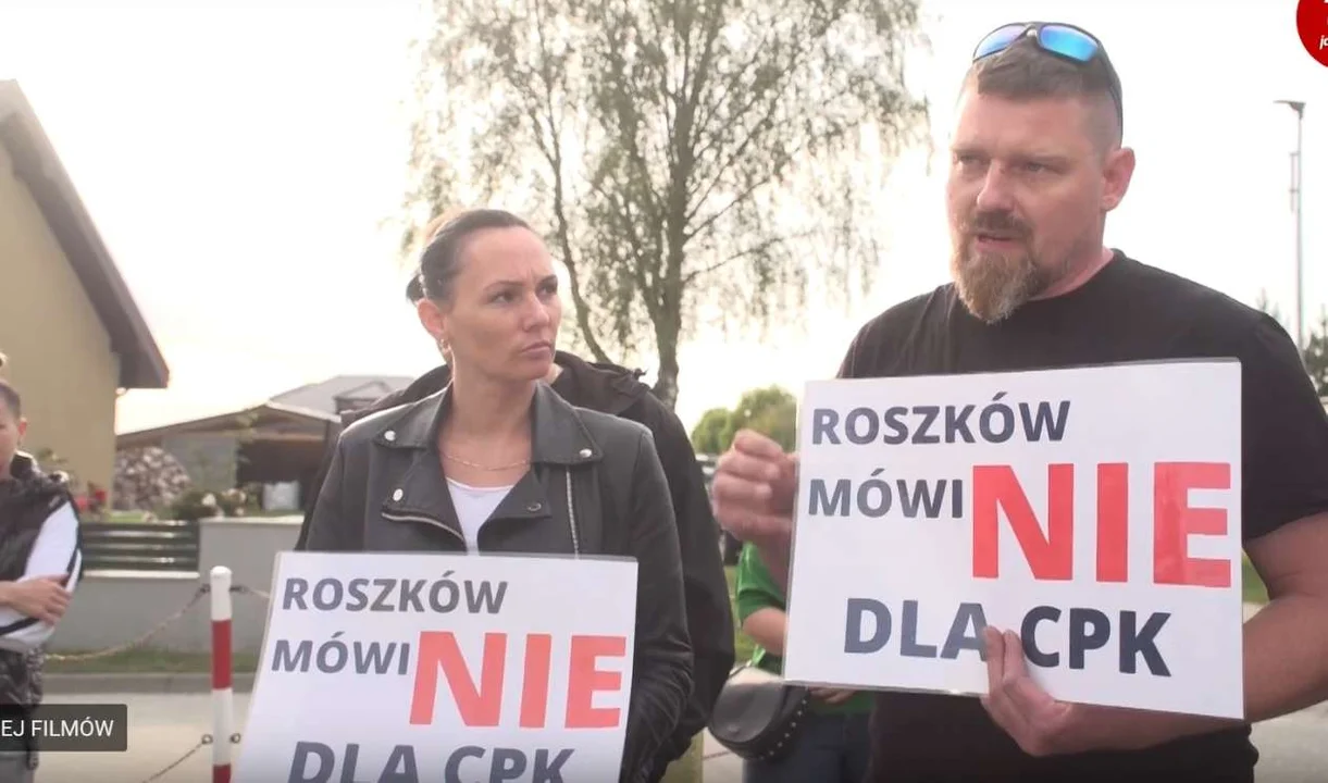 Protest przeciwko CPK - Roszków