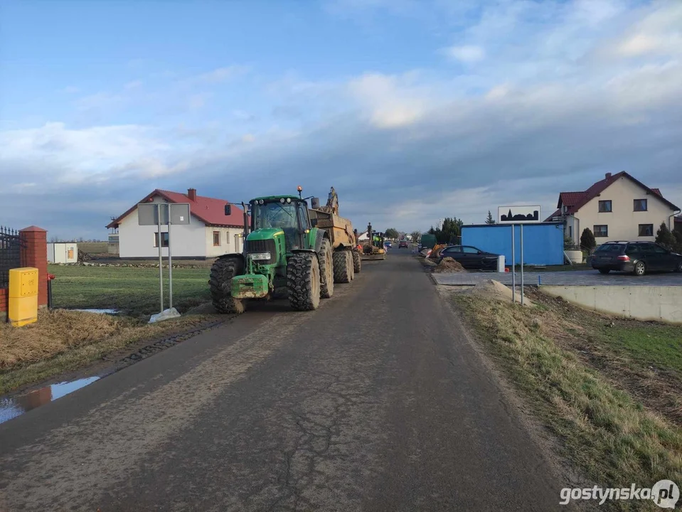 Budowa ścieżki pieszo-rowerowej Krobia-Chumiętki