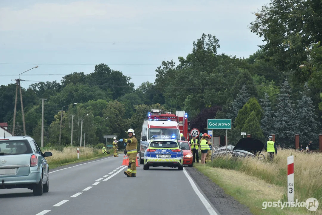 Wypadek na DK12 Gostyń - Jarocin