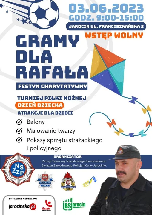 Turniej charytatywny służb mundurowych dla Rafała Klarzyńskiego