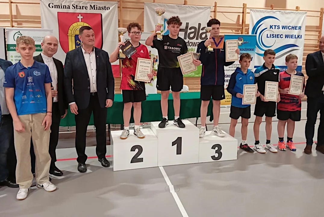 Sukcesy tenisistów stołowych Żaków i Chrobrego w Grand Prix Wielkopolski - Zdjęcie główne