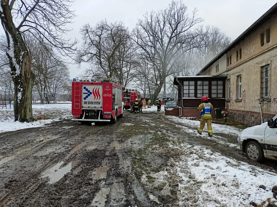 Pożar w Dusznej Górce