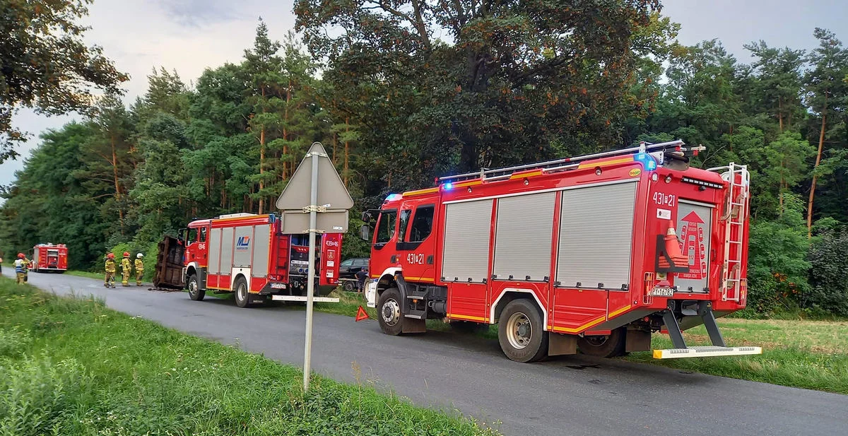 Kolizja w gminie Pogorzela