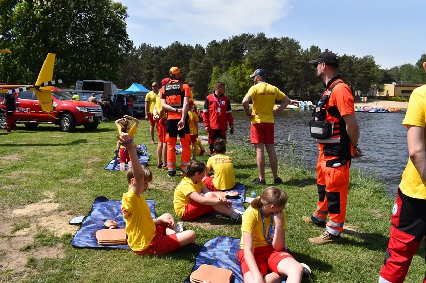 WOPR Gołuchów i OSP Chocz na pikniku służb ratowniczych w Kobylej Górze