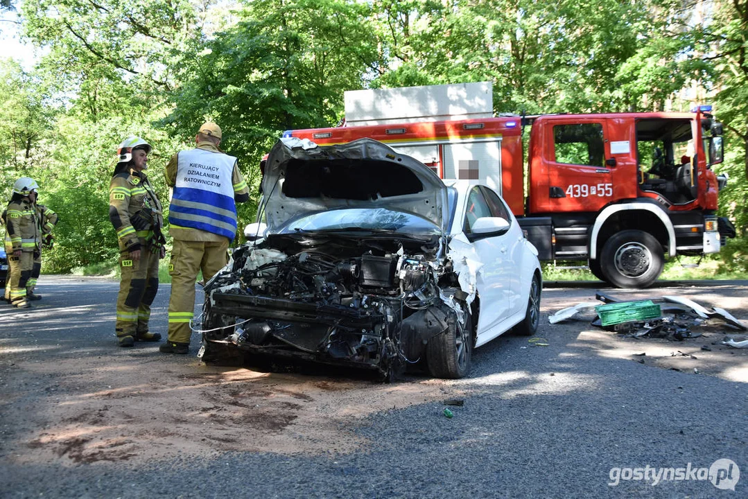 Wypadek drogowy na DW437 Borek Wlkp.- Dolsk