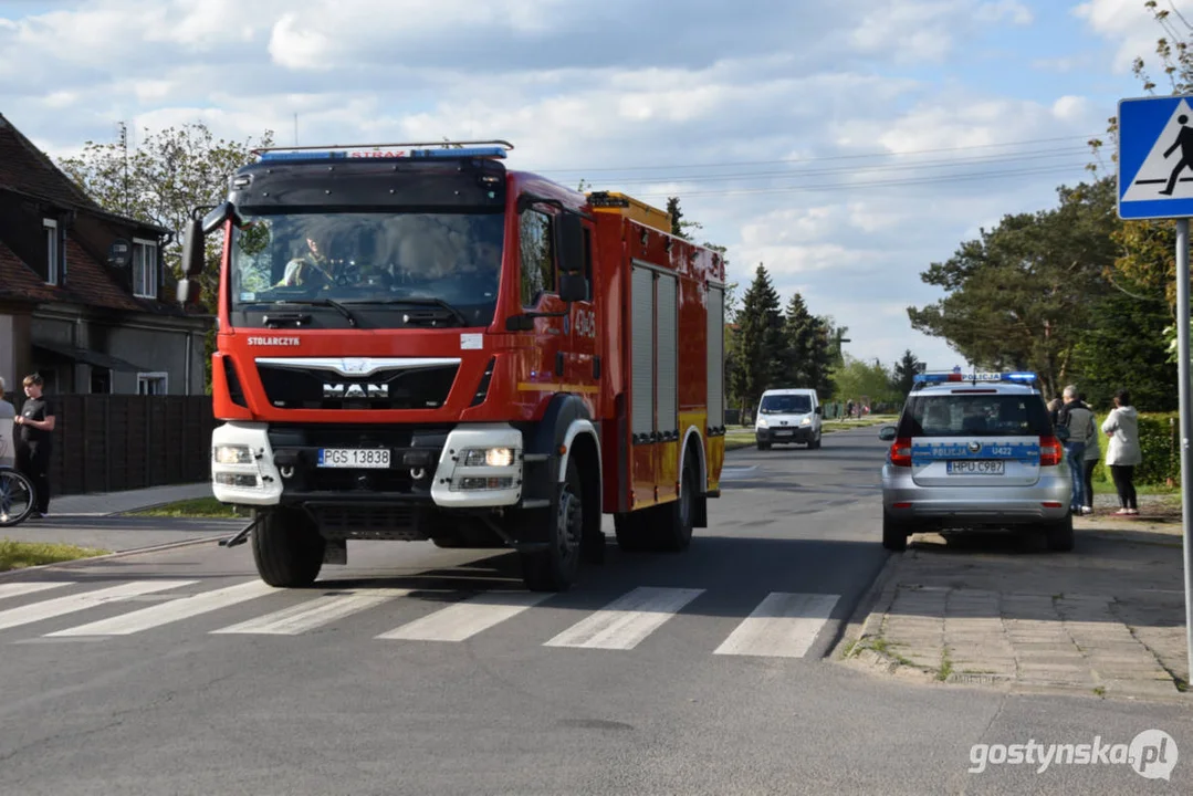 Groźny pożar w Łęce Wielkiej. Mieszkanie spłonęło doszczętnie