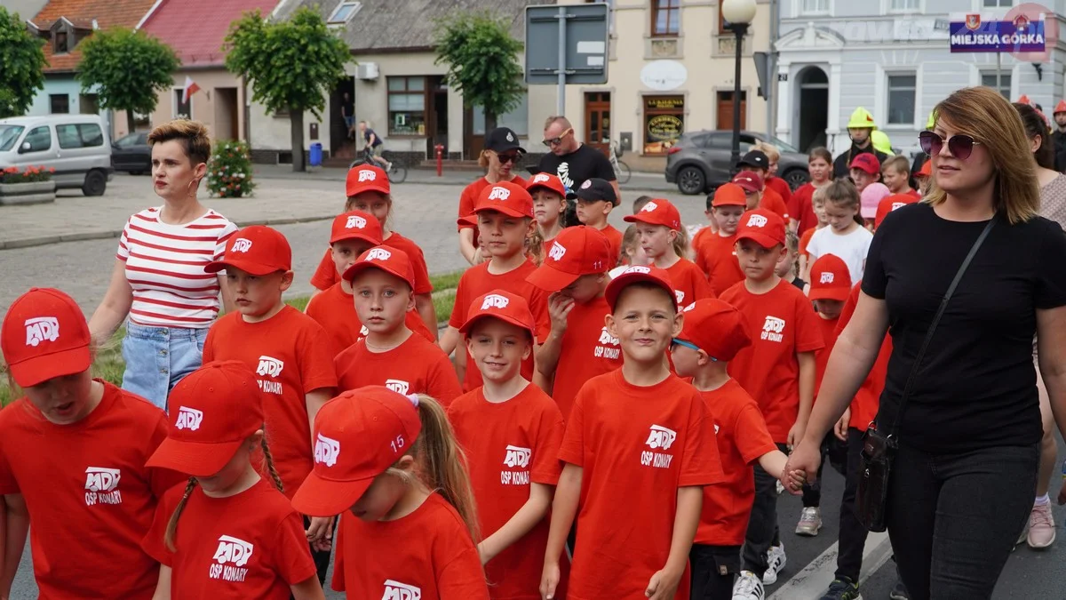 Dziecięce Drużyny Pożarnicze na zawodach w Miejskiej Górce