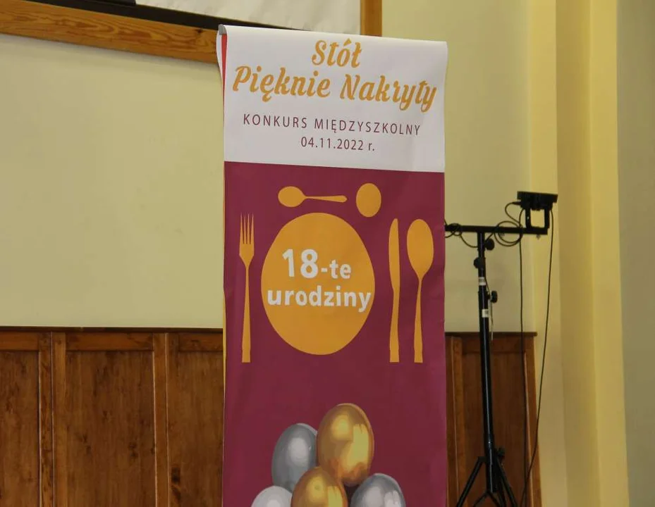 Konkurs  „Stół pięknie nakryty” w ZSP nr 1 w Jarocinie