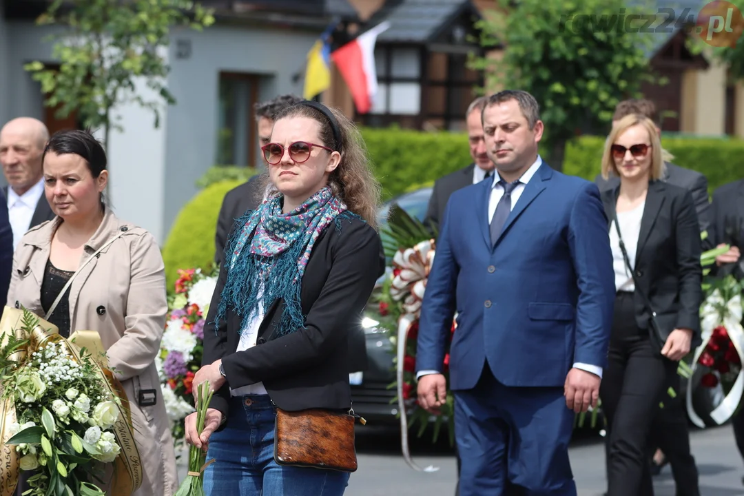 Delegacje na ceremonii pogrzebowej śp. Kazimierza Chudego