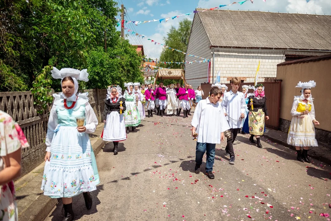 Procesja Bożego Ciała w Domachowie