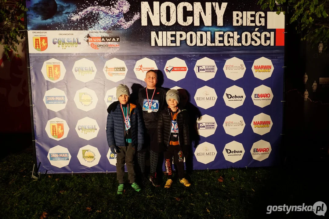 Nocny Bieg Niepodległości 2022 w Pępowie