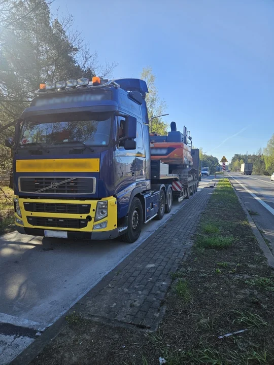onad 56 ton zamiast dopuszczalnych 40, brak wymaganego zezwolenia i przekroczone niemal wszystkie normy
